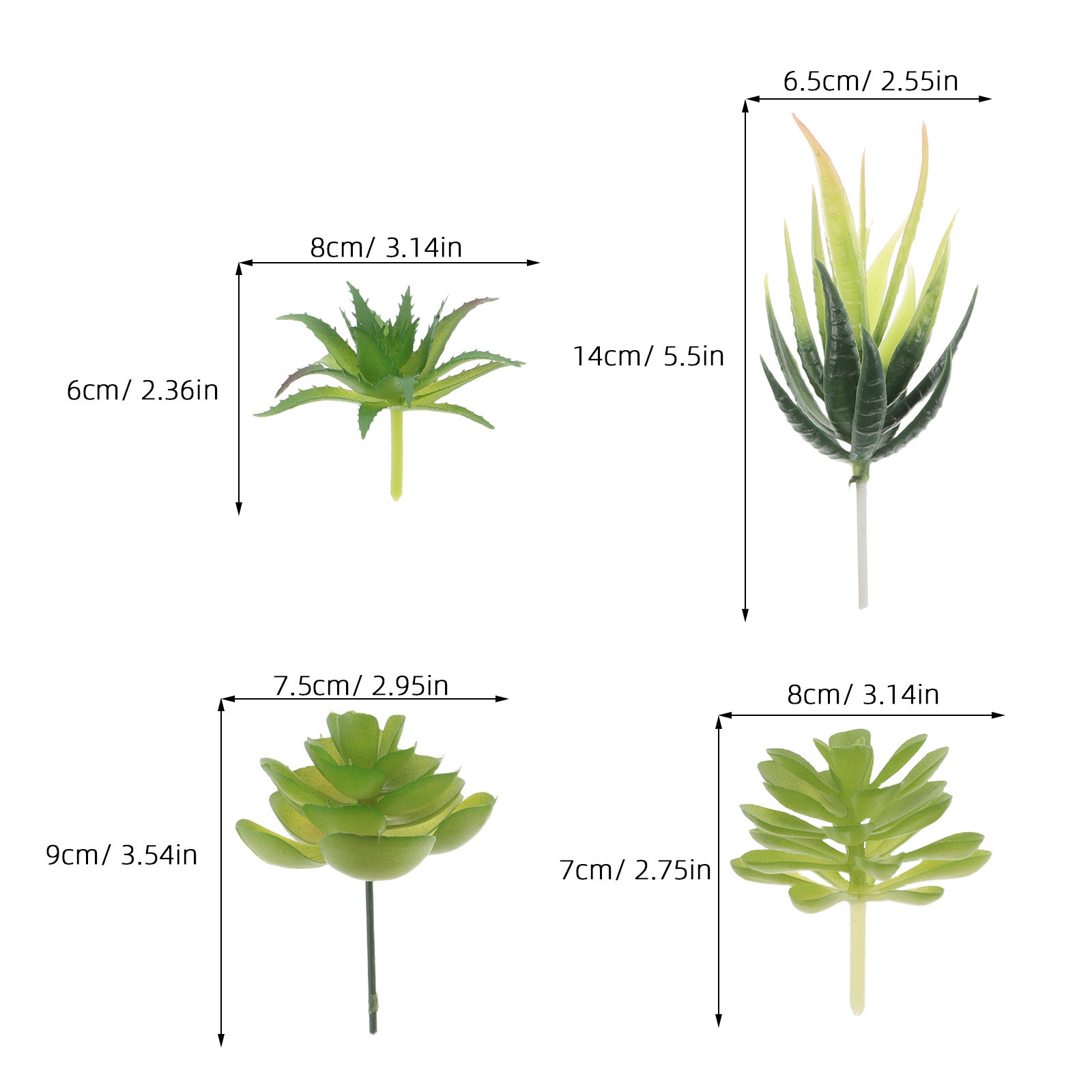 ต้นไม้ประดิษฐ์ 6 ชิ้น ต้นไม้จำ - Plant Pot Small Desk บทวิจารณ์และราคา