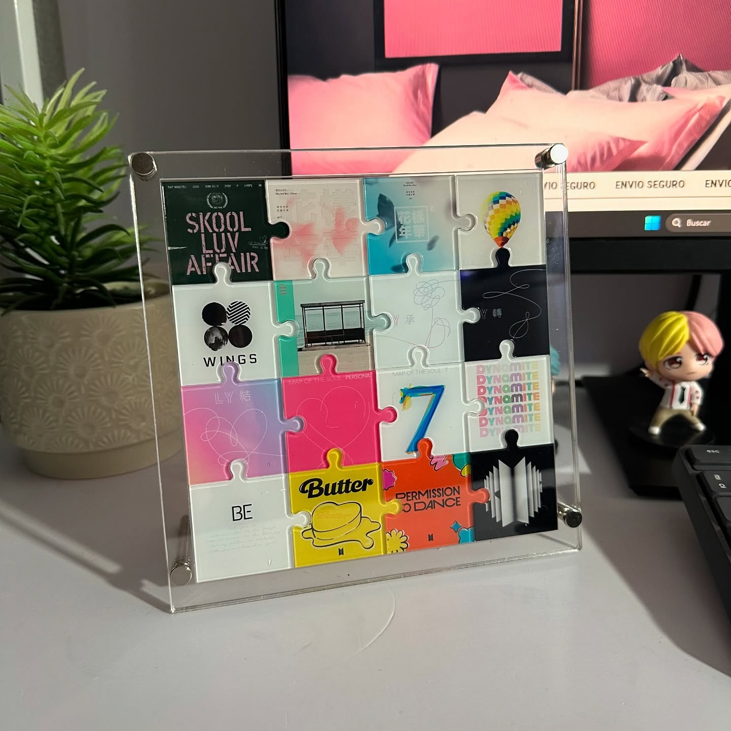 แท่นโชว์ปริศนาอะคริลิคแบบกำหนด - Desk Setup Home บทวิจารณ์และราคา