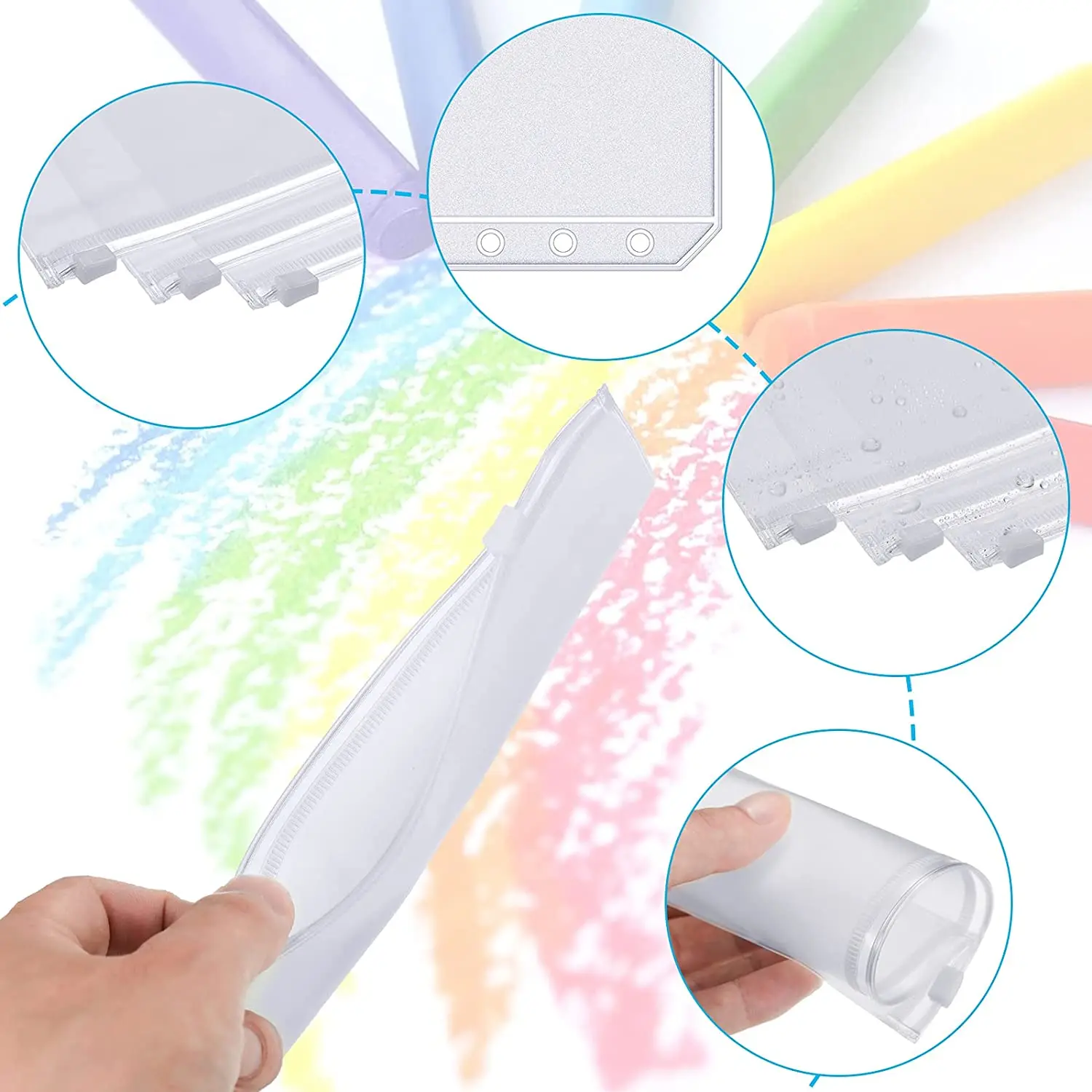 Binder กระเป๋า A6 6-Hole Zippe - Ring Binder Box บทวิจารณ์และราคา