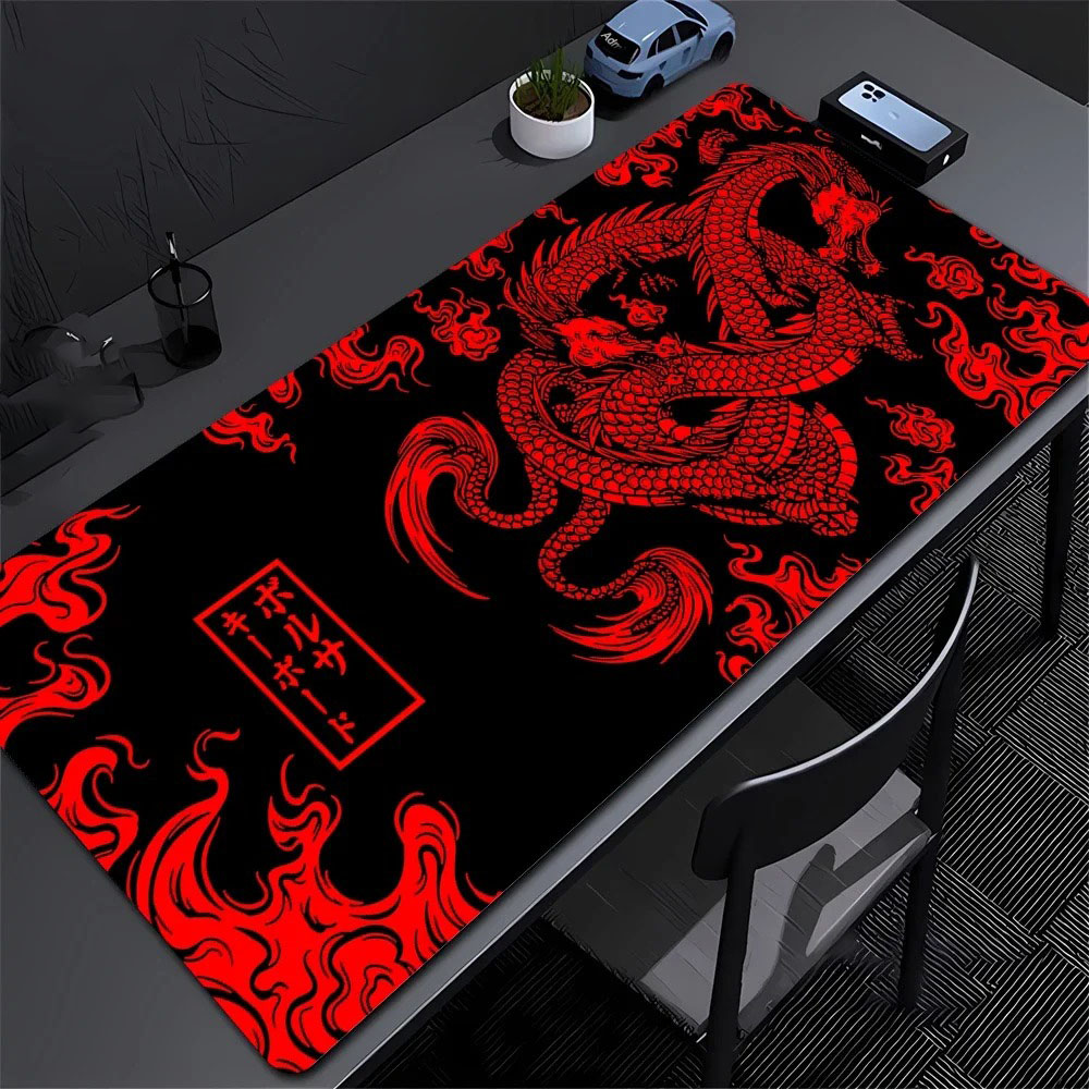 แผ่นรองเมาส์ลายดอกโบตั๋นมังกรต - Desk Setup Art บทวิจารณ์และราคา