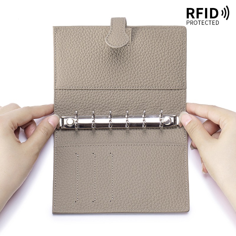สมุดบันทึกหนังแท้ A7 แบบเติมได - Ring Binder Box บทวิจารณ์และราคา