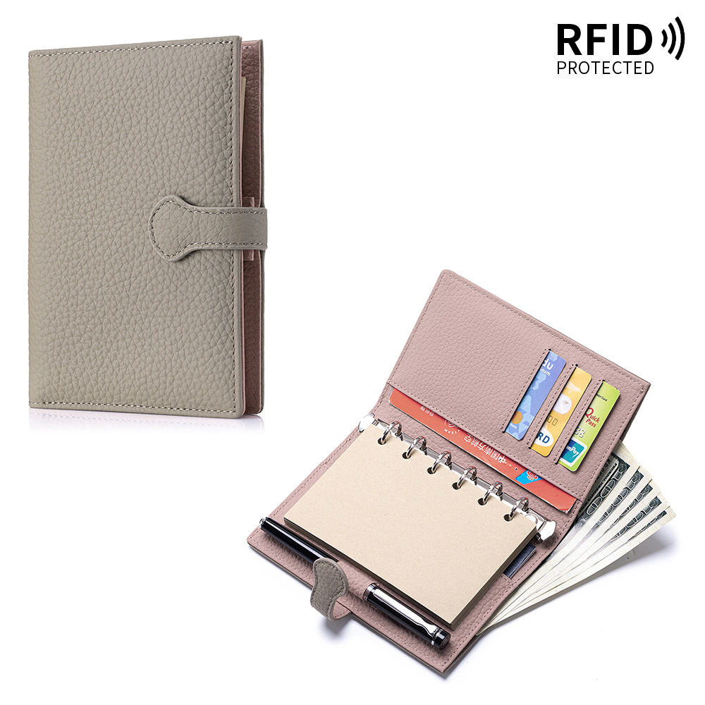 สมุดบันทึกหนังแท้ A7 แบบเติมได - Ring Binder Box บทวิจารณ์และราคา