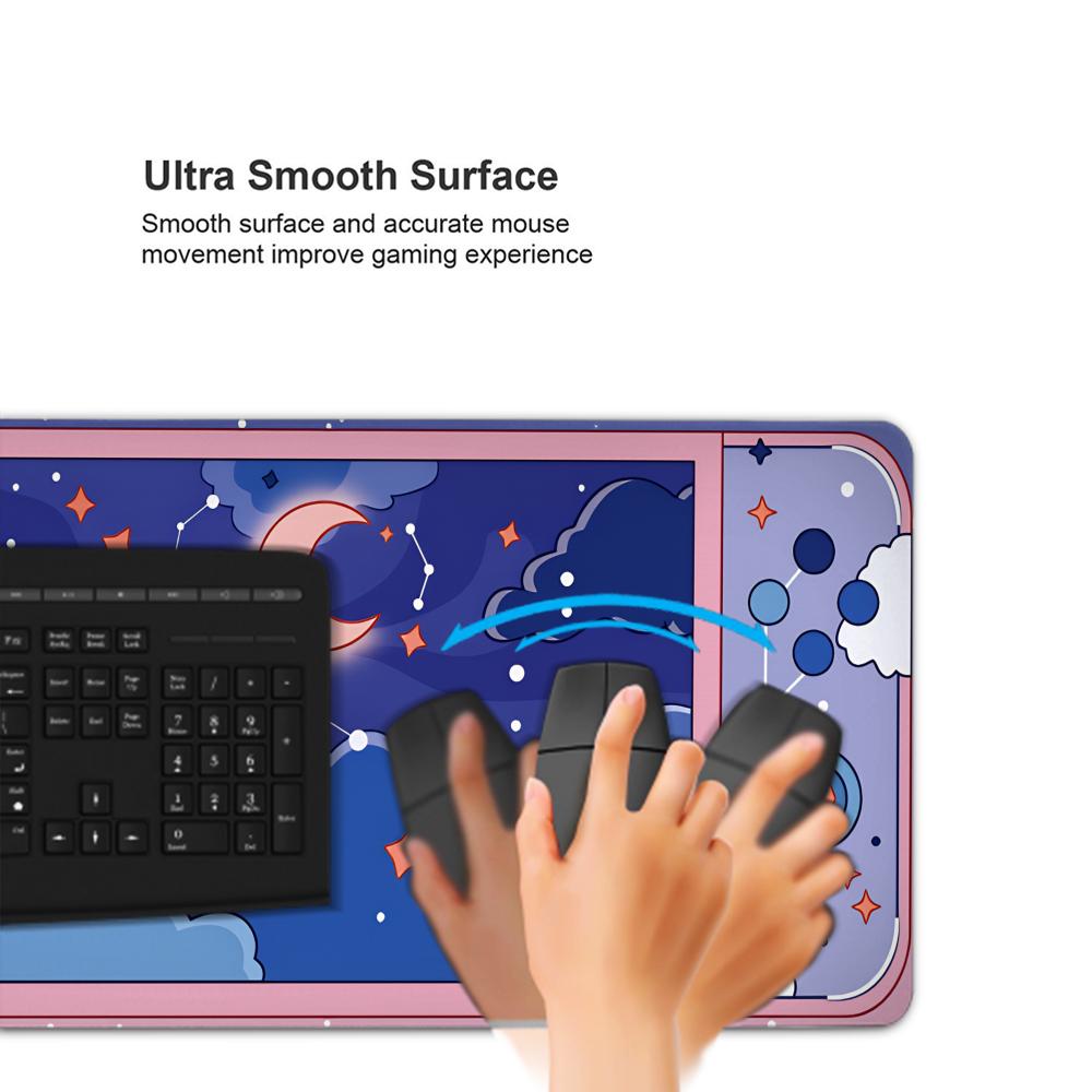 แผ่นรองเมาส์ขนาดใหญ่ HYBXAXC ล - Desk Setup Accessories Aesthetic บทวิจารณ์และราคา