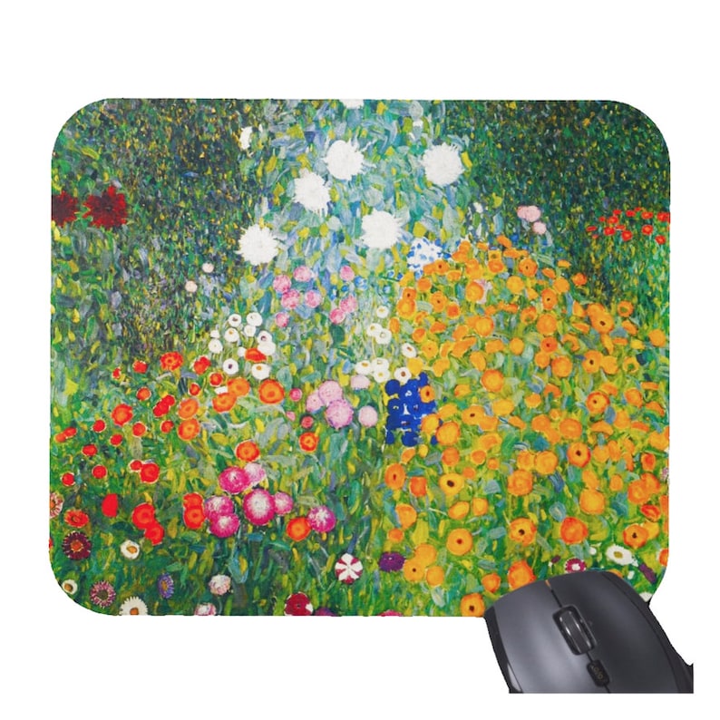 แผ่นรองเมาส์ลายดอกไม้ของกุสตาฟ - Desk Setup Accessories Aesthetic บทวิจารณ์และราคา