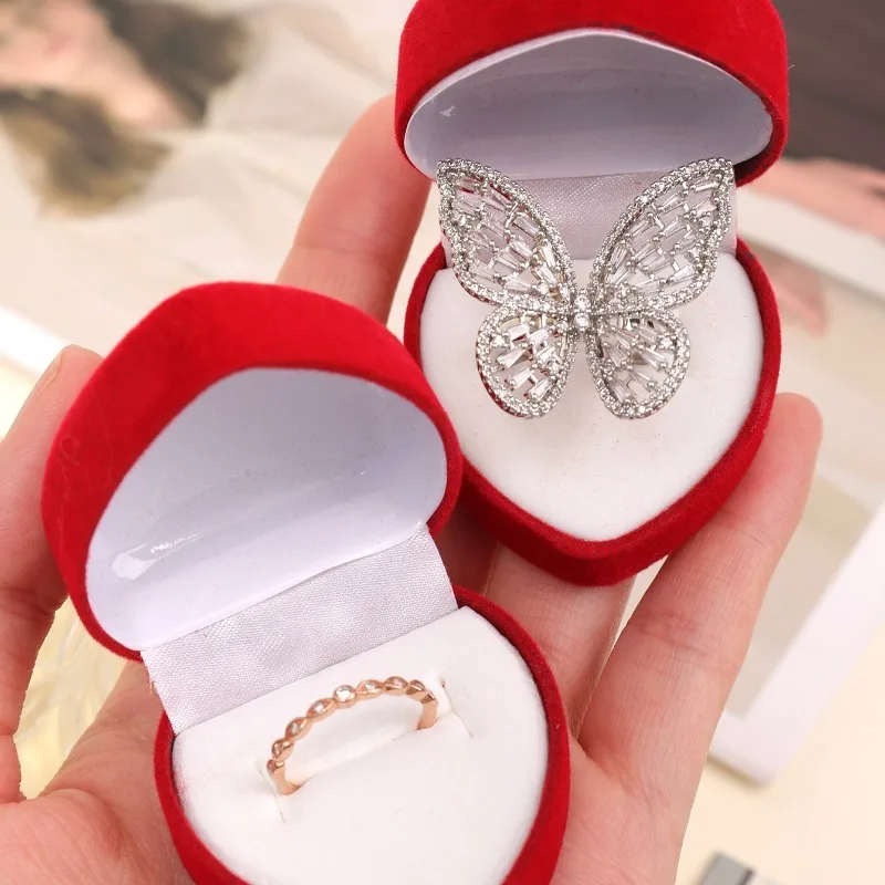 กล่อง Cincin bentuk Hati สีแดง - Ring Binder Box บทวิจารณ์และราคา