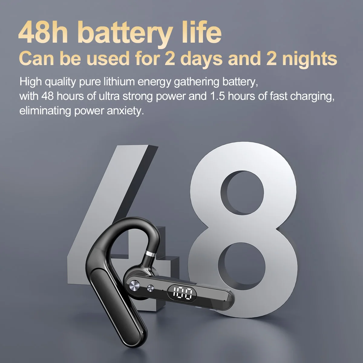หูฟังไร้สายบลูทูธพร้อมไมโครโฟน - Headphone Hook Under บทวิจารณ์และราคา