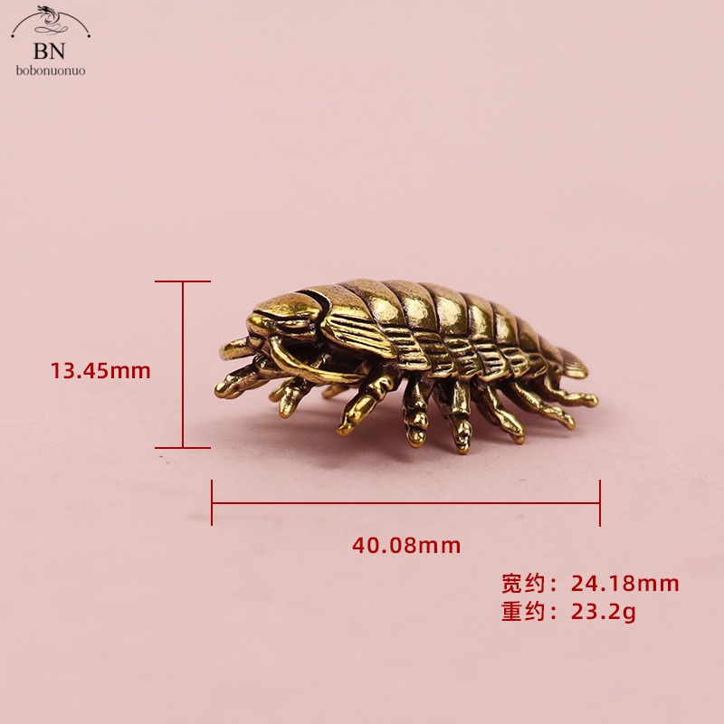 23.2g Giant Isopod Solid Brass - Desk Setup Design บทวิจารณ์และราคา