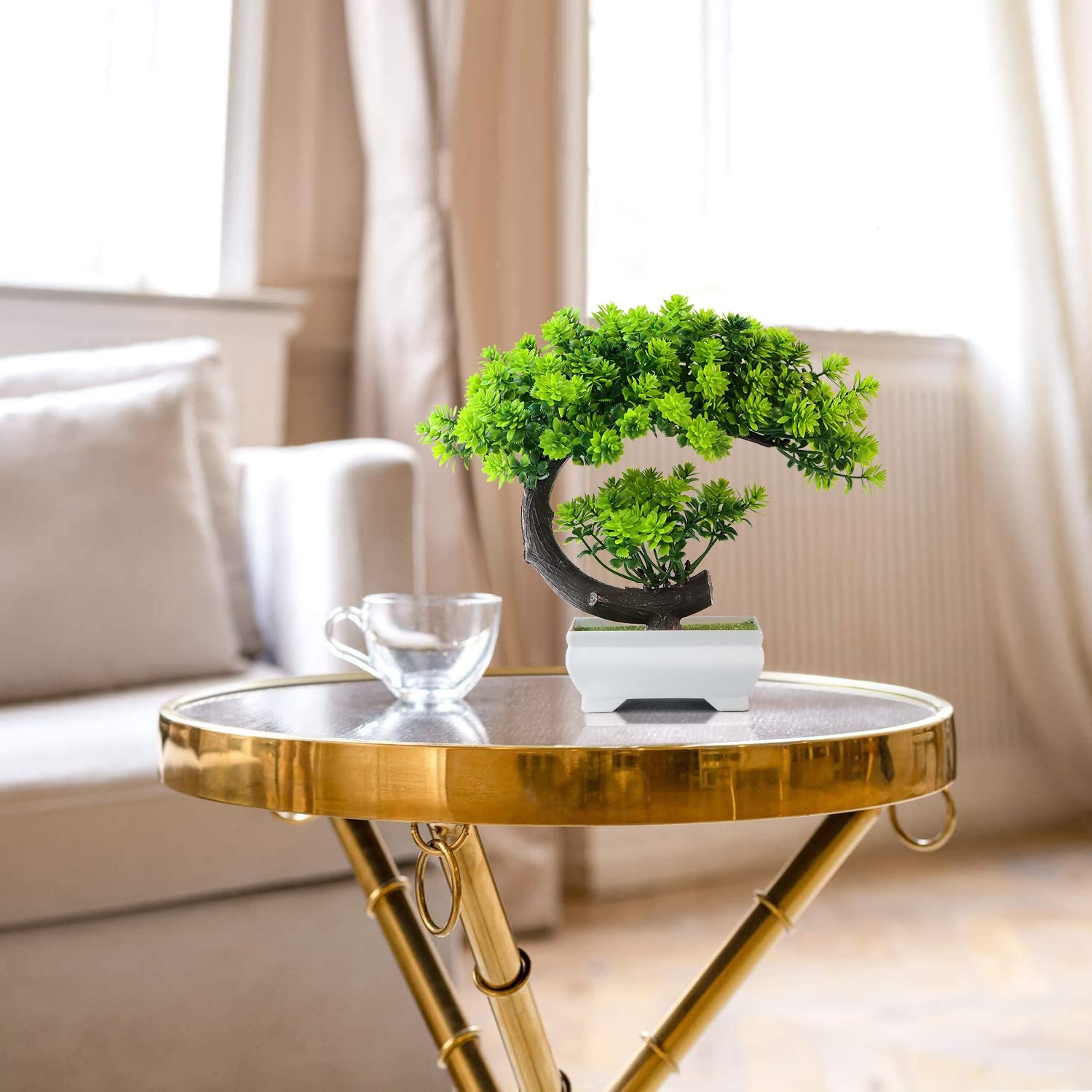 ต้นไม้ประดิษฐ์ขนาดเล็ก Uflower - Plant Pot Small Desk บทวิจารณ์และราคา