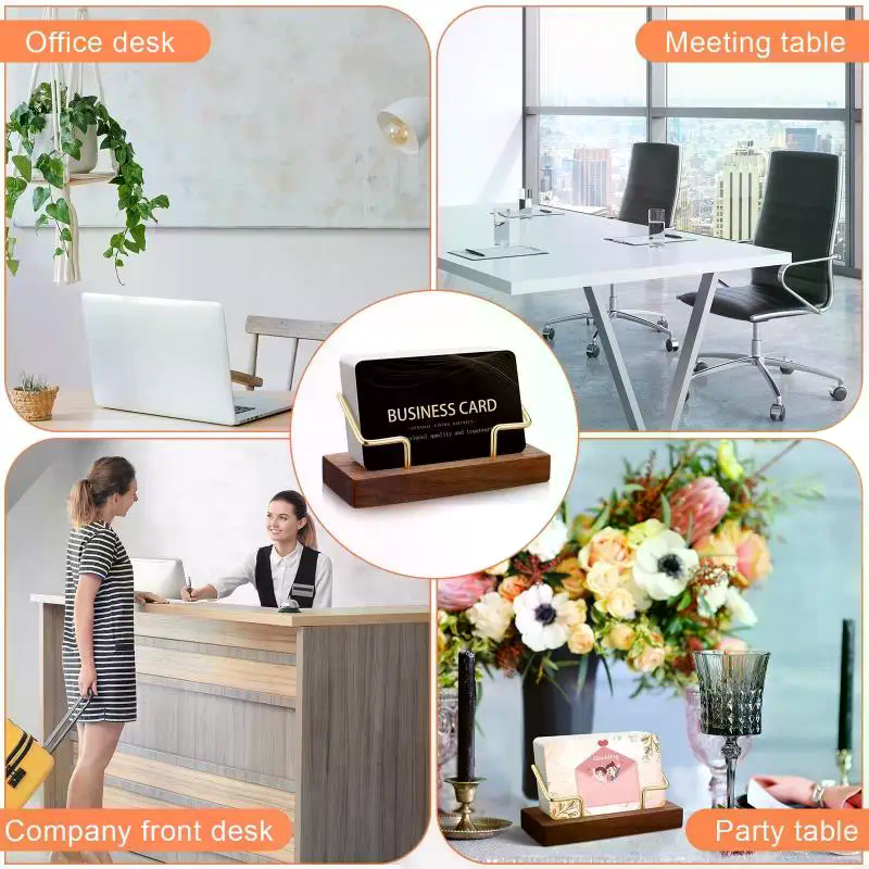 ที่ใส่นามบัตรไม้ ออแกไนเซอร์ โ - Desk Setup Home บทวิจารณ์และราคา