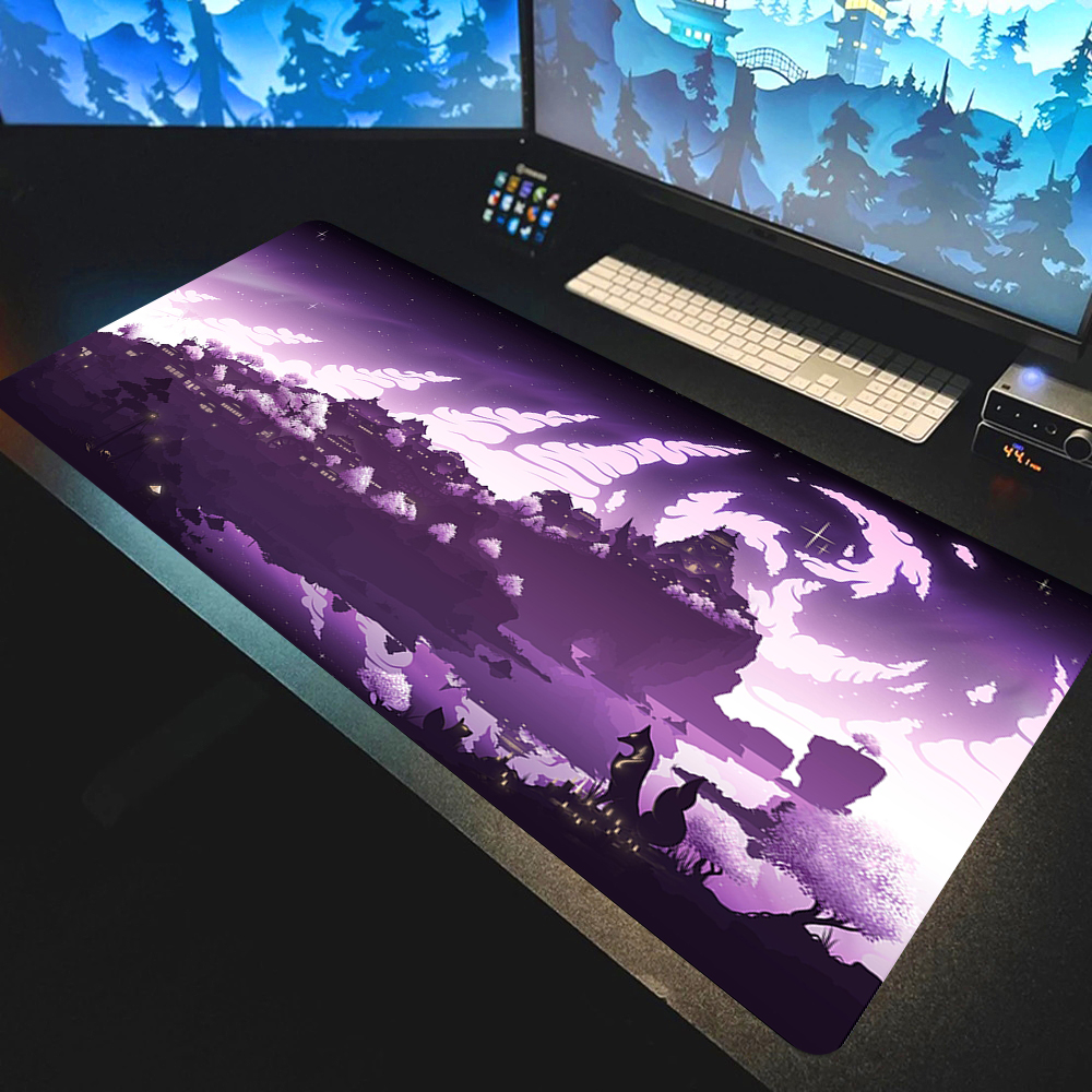 แผ่นรองเมาส์ลายดวงจันทร์และดวง - Desk Setup Accessories Aesthetic บทวิจารณ์และราคา