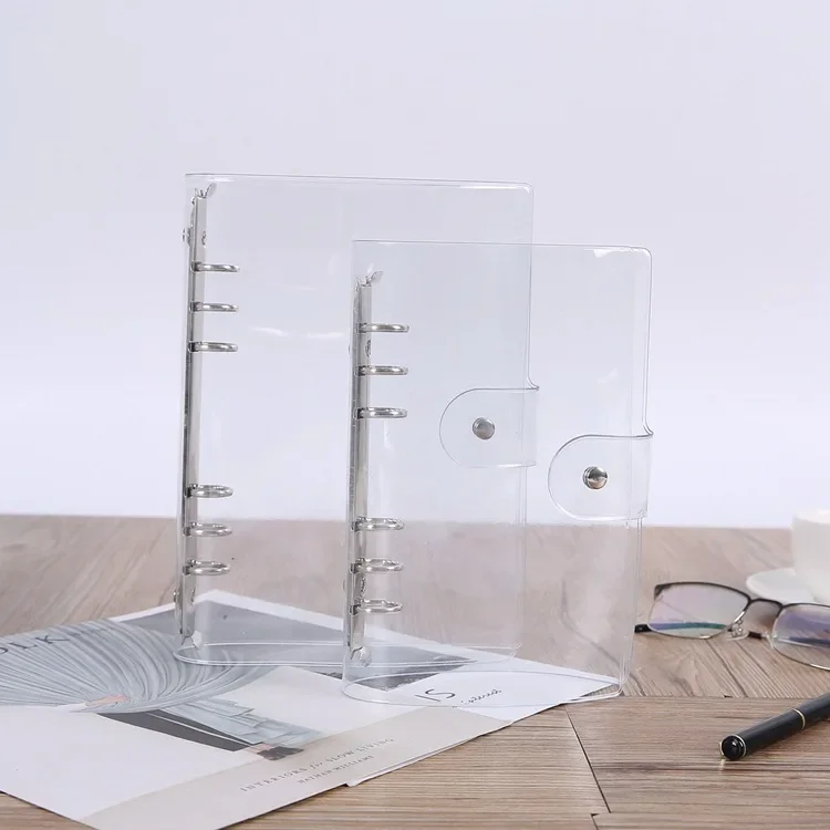 A5 A6 A7 โปร่งใสนุ่ม PVC 6-Rin - Ring Binder Box บทวิจารณ์และราคา