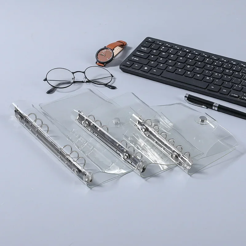 A5 A6 A7 โปร่งใสนุ่ม PVC 6-Rin - Ring Binder Box บทวิจารณ์และราคา