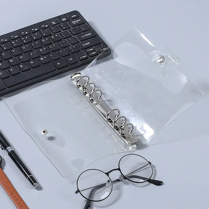 A5 A6 A7 โปร่งใสนุ่ม PVC 6-Rin - Ring Binder Box บทวิจารณ์และราคา