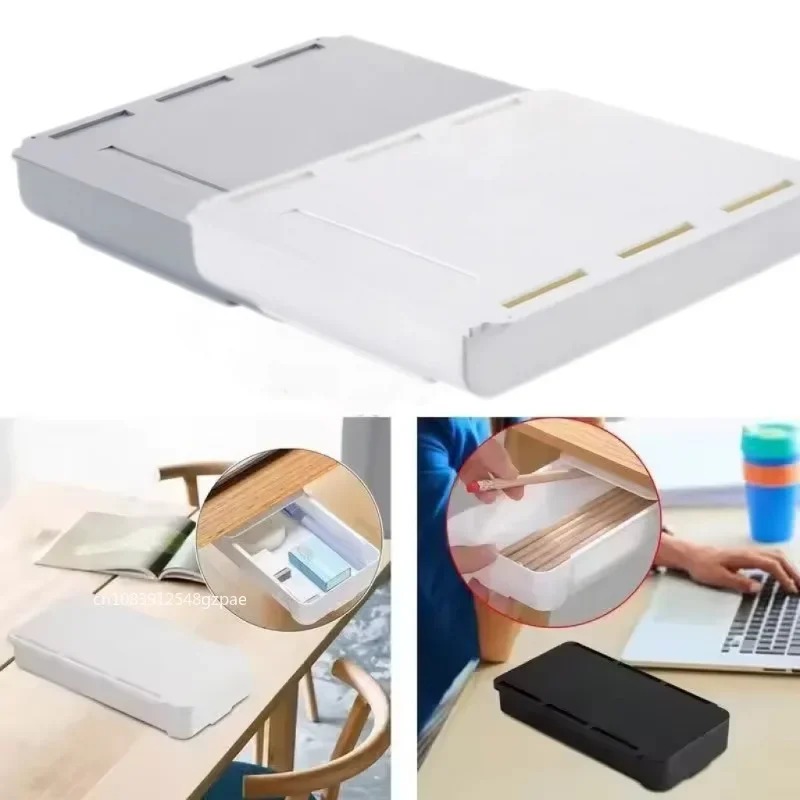 Self Adhesive Storage กล่องลิ้ - Desk Setup Home บทวิจารณ์และราคา