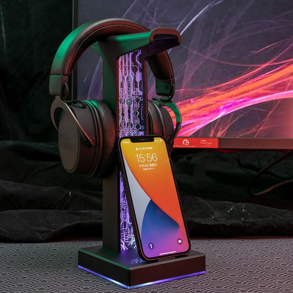 หูฟังสำหรับเล่นเกม RGB พอร์ต U - Headphone Hook Under บทวิจารณ์และราคา