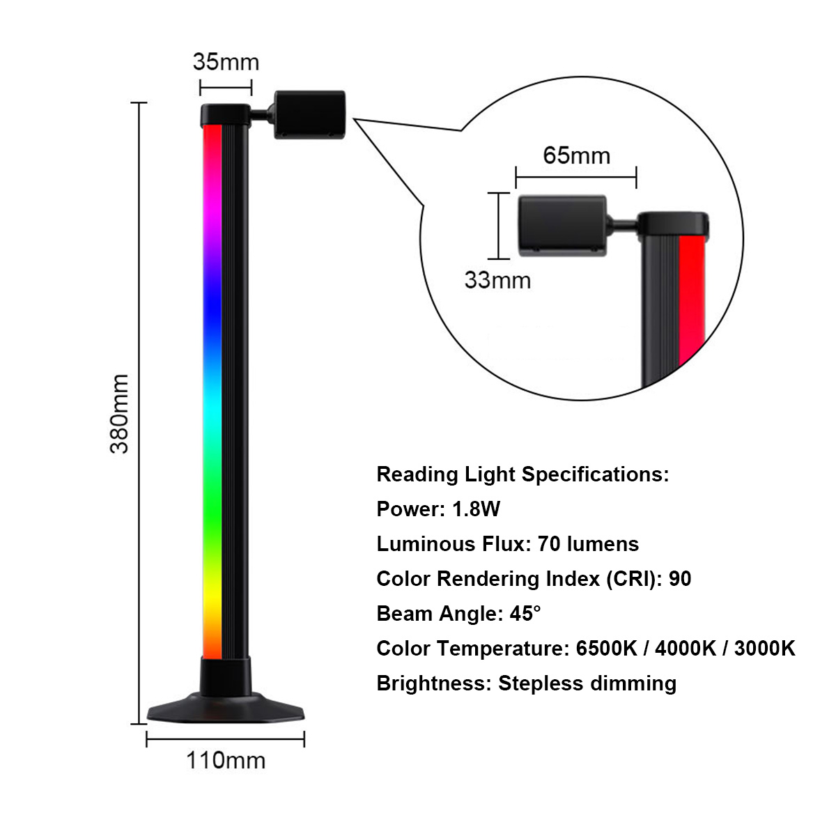 ไฟ LED RGB อัจฉริยะ ควบคุมผ่าน - Desk Setup Art บทวิจารณ์และราคา
