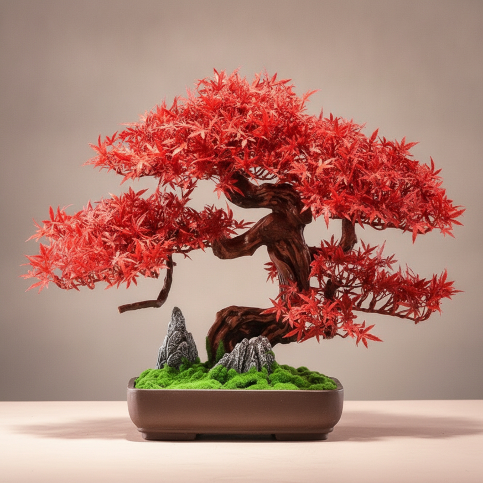 ต้นบอนไซประดิษฐ์ขนาดเล็ก ต้นบอ - Plant Pot Small Desk บทวิจารณ์และราคา