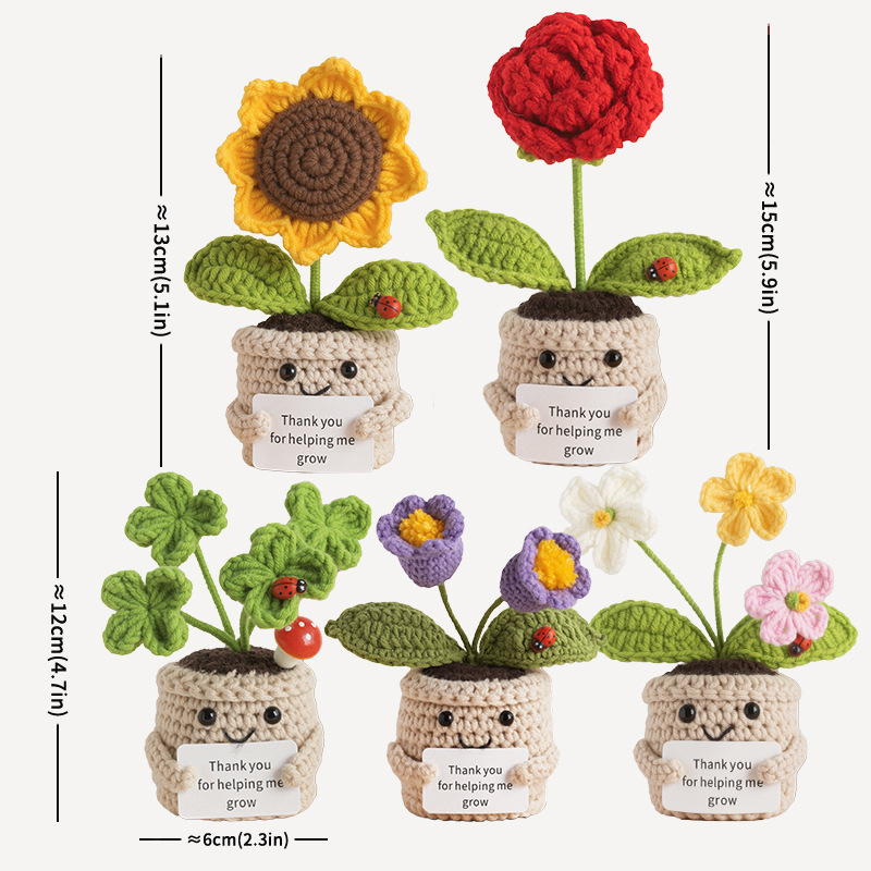 กระถางต้นไม้ถักมือขนาดเล็ก พร้ - Plant Pot Small Desk บทวิจารณ์และราคา