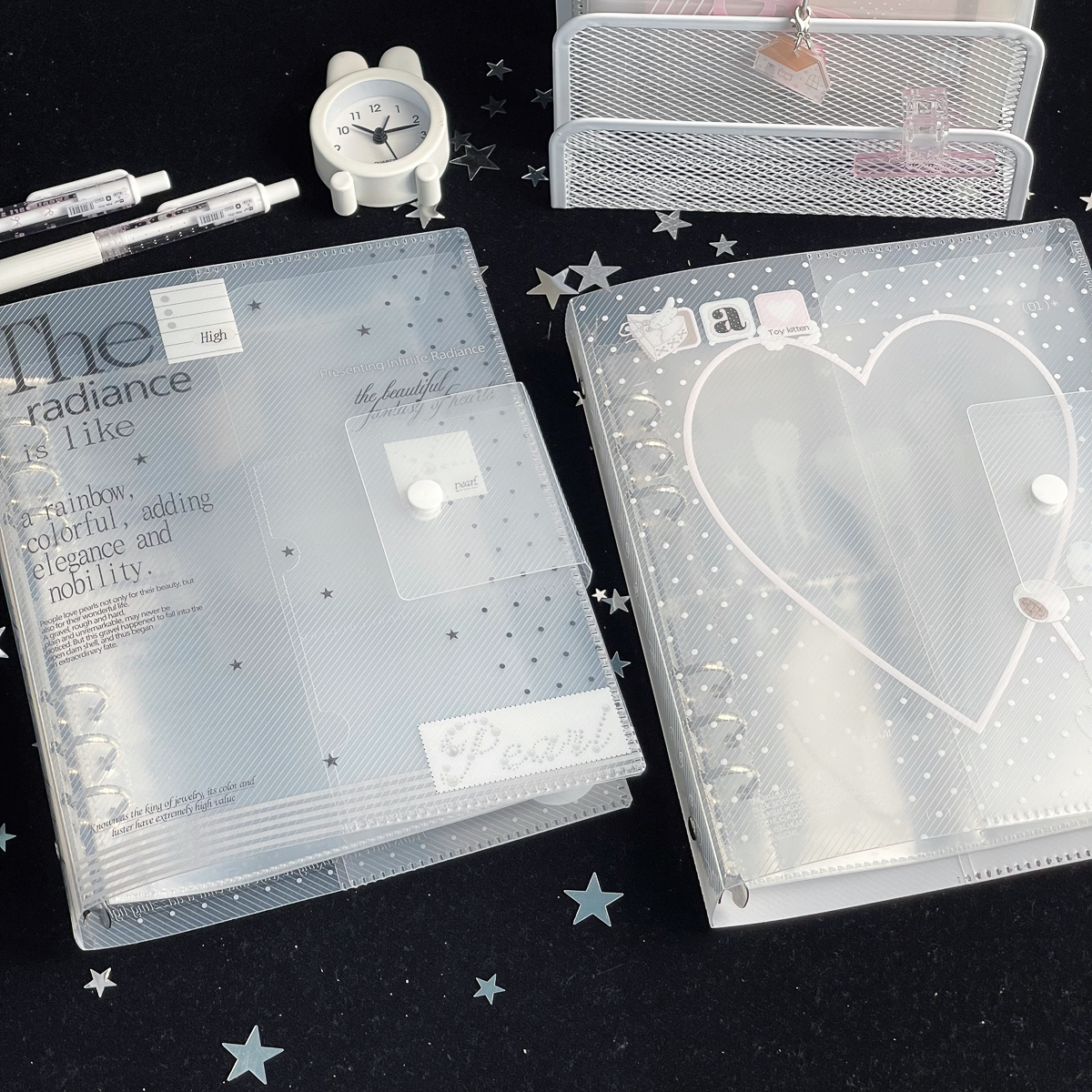 สมุดบันทึกแบบเกาหลี A5 ปก PP แ - Ring Binder Box บทวิจารณ์และราคา