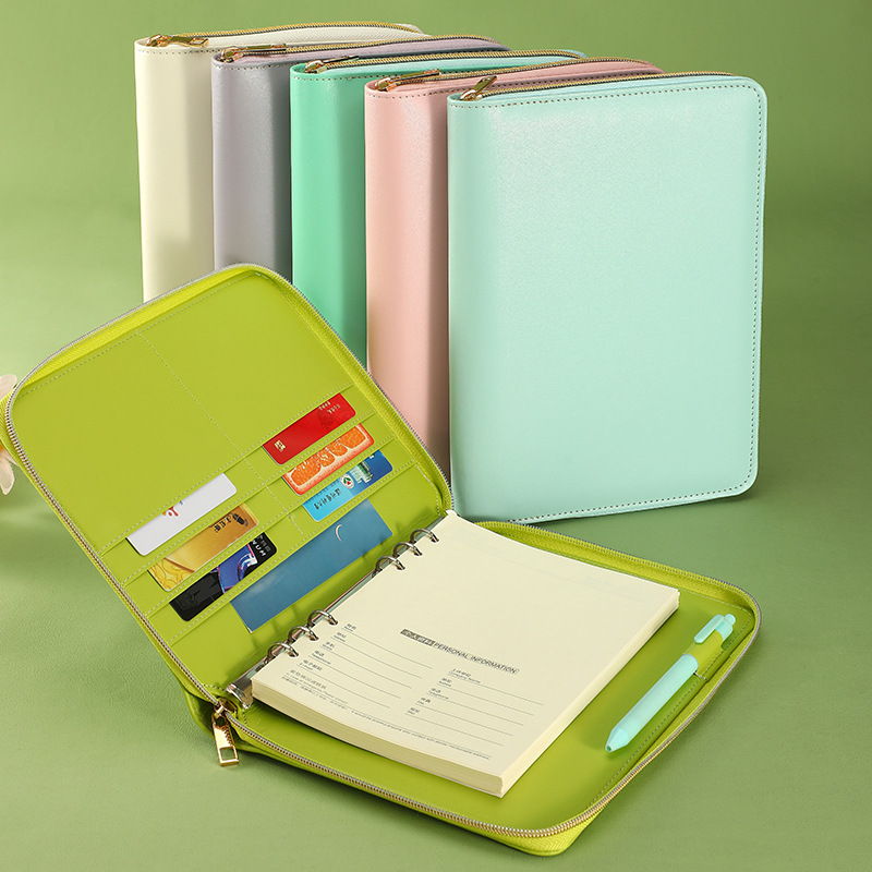 ใหม่ A5 A6 Glossy Binder 6 แหว - Ring Binder Box บทวิจารณ์และราคา