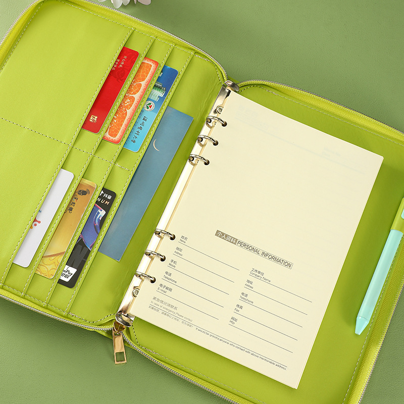 ใหม่ A5 A6 Glossy Binder 6 แหว - Ring Binder Box บทวิจารณ์และราคา